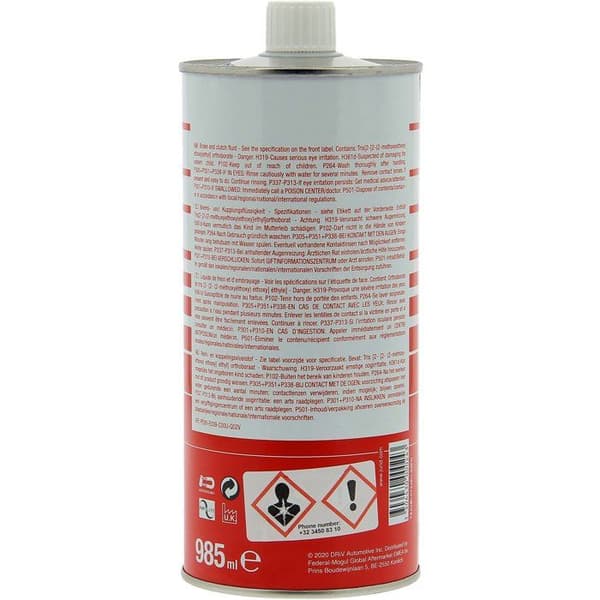 JURID 55+ syntetiskt bromsolja DOT4 kan 485ml