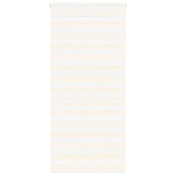 vidaXL Butik zebramönstrad beige tygbredd 95,9 cm polyester 4014703