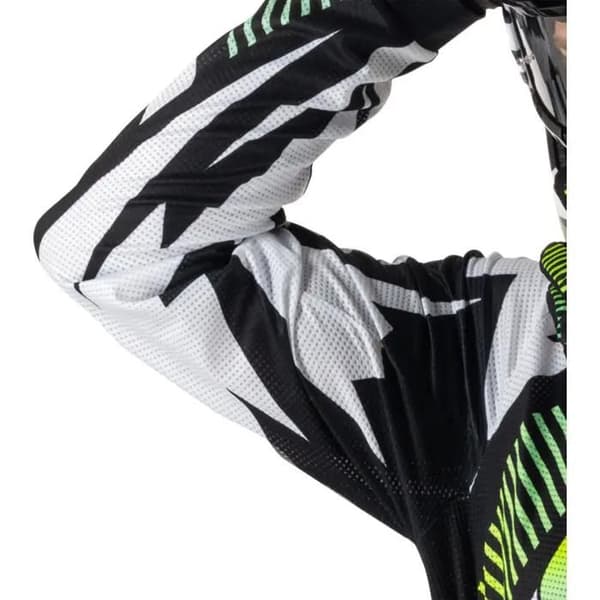 Långärmad motocrosströja Leatt 3.5 - vit/svart/grön