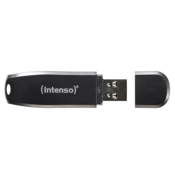 Bärbar 2,5" hårddisk - HDD 3.2 + USB - INTENSO - 1 To + 64 Go