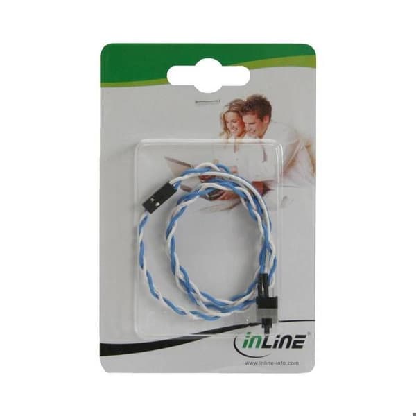 InLine® Strom Reset-Taster, med kabel, 0,3m