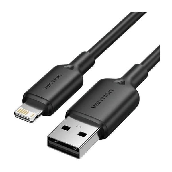 USB-kabel - VENTION - LAMBH - USB 2.0 480 Mbps - USB-A hane - Lightning hane 2 m/2.4A