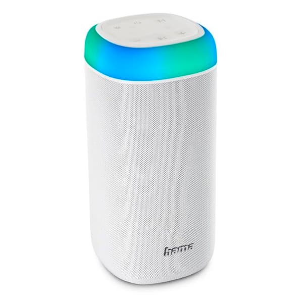 Bluetooth® högtalare "Shine 2.0", LED, skydd mot stänk, 30W, vit