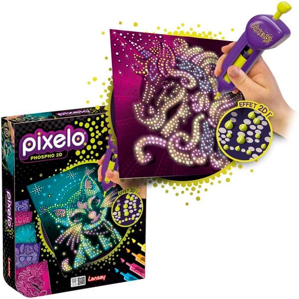 Målarspel - LANSAY - 20285 - Pixelo Phospho 2D