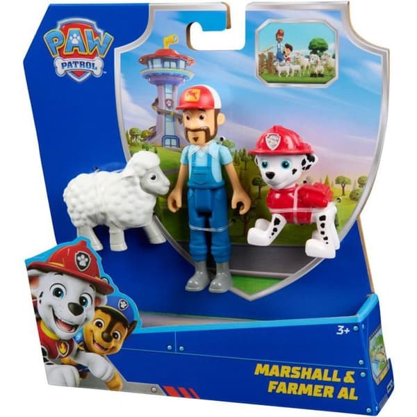 Figurminiatyr - SPIN MASTER - Pat'Patrouille - Marshall - 3 figurer - Multicolor