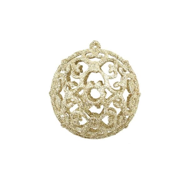 Julkulor - VIDAXL - Set med 100 st - 6 cm - Guld - Inomhus