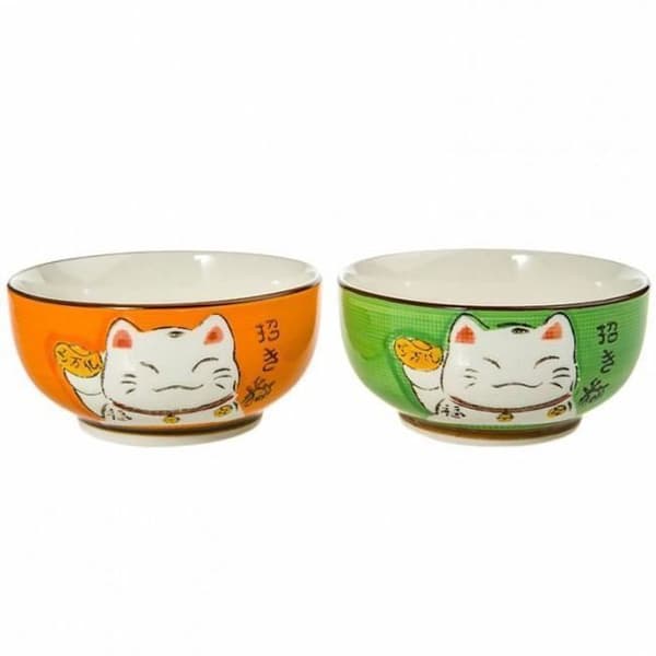 SERVIS för RIS - MANEKI NEKO Japansk Design - 4 Personer