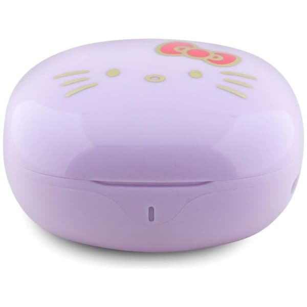 TWS Hörlurar - Hello Kitty - Lila - Bluetooth 5.4 - 4h Batteritid - Pekskärm