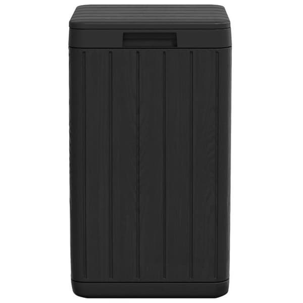 Utomhus soptunna antracit 38x38x65 cm PP