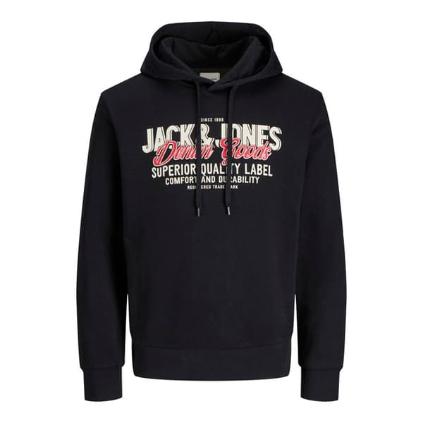 Jack & Jones logotröja med huva
