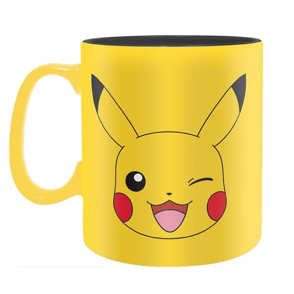 POKEMON - Mugg - 460 ml - Pikachu Ansikte