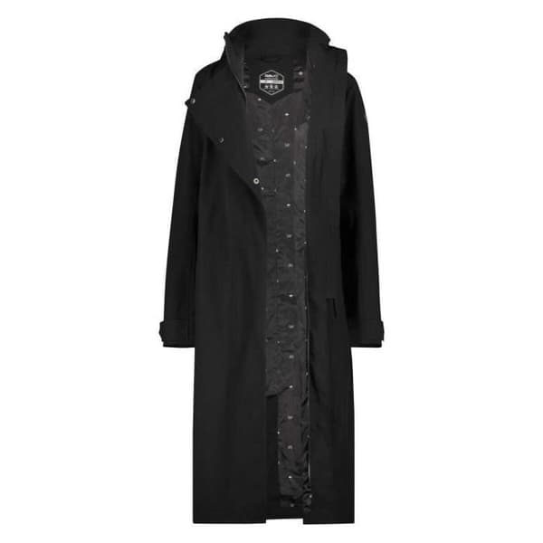 Agu dam lång vattentät jacka trenchcoat