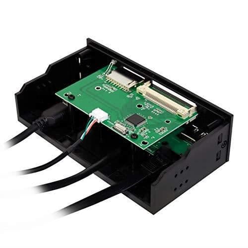 Multifunktionspanel - Logilink - UA0341 - Kortläsare - USB 3.0 - eSATA - 5,25"