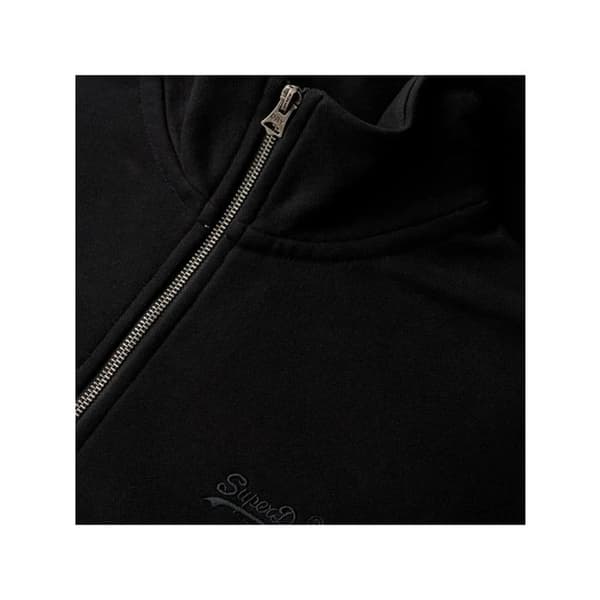 Sweatshirt Henley med Logotyp - Superdry