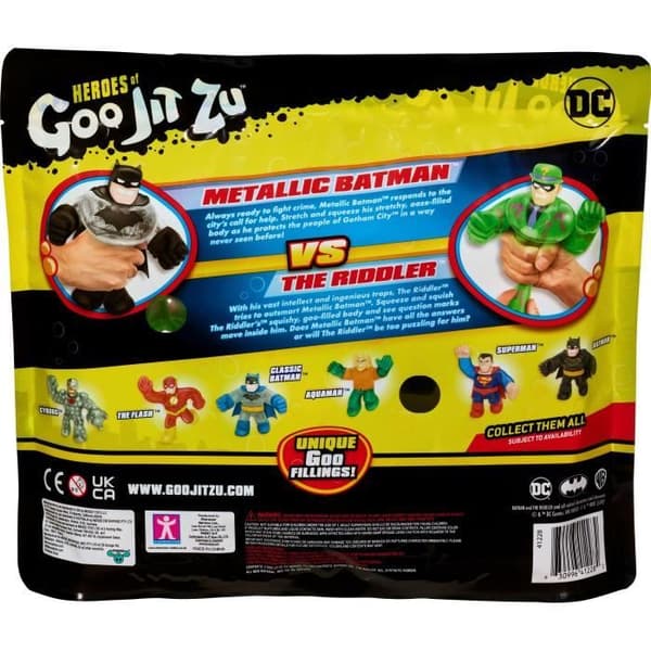 Actionfigur - Älgleksaker - Batman vs Riddler Duo Pack - 11 cm - Goo Jit Zu DC Comics - Svart och grön