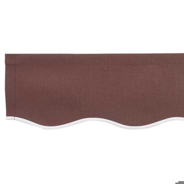 vidaXL Ersättning av gardinlängd Randig Brun 2,5 m Polyester 42000708