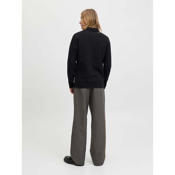 Långärmad polo Jack & Jones Austin - svart