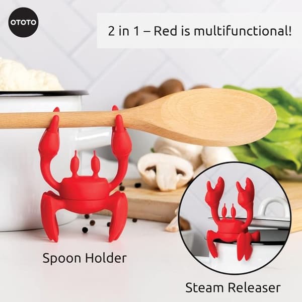 Repose cuillère Red le Crabe - PA Design - Röd -