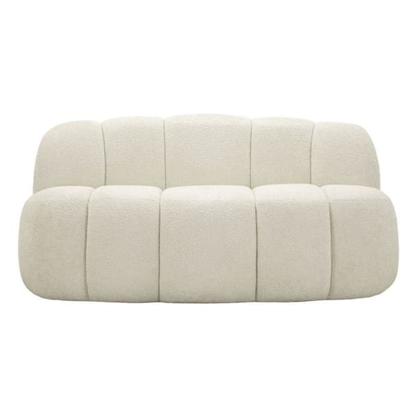 Soffa Design 2 Platser 'Ball' 145cm Vit
