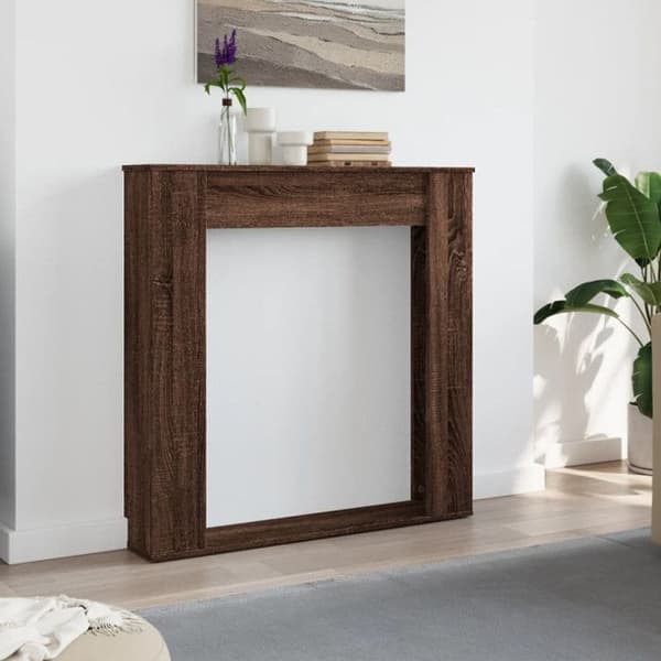 Kamins ram 100x20x100 cm ingenjörsträ.