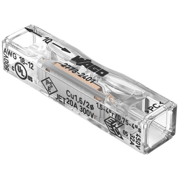 Terminal - WAGO - 2773 Inline - 2x4mm² RI