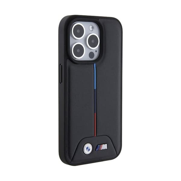 Telefonfodral - BMW - iPhone 15 Pro - Vadderad - Trikolor - Stötskydd