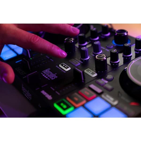 DJ-kontroller USB - DJ Control Inpulse 200 MK3 - USB-C bussdriven - Taktile joghjul 90 mm - 4 multifunktionella pads