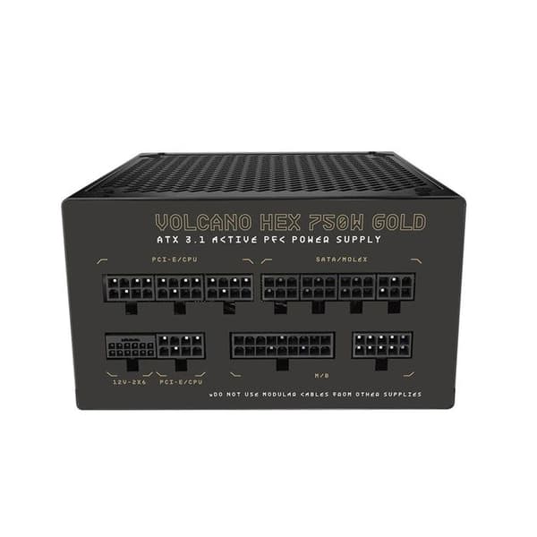 Strömförsörjning PC - MODECOM - Volcano HEX - 750W - 80 PLUS Gold - ATX 3.1