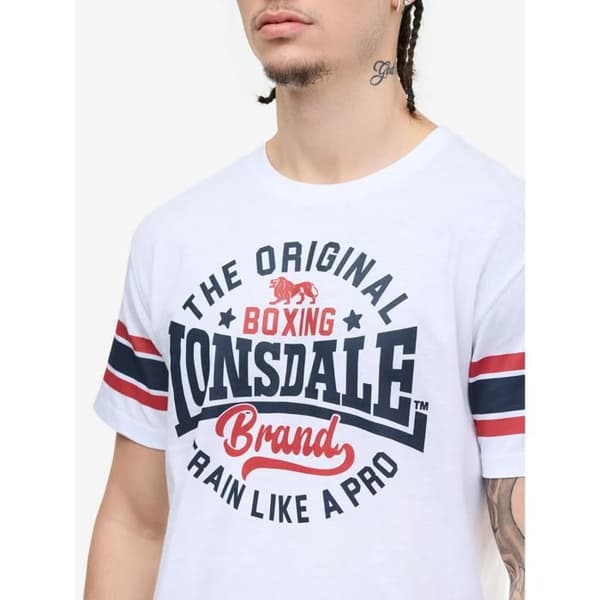 T-shirt i bomull Lonsdale Barton