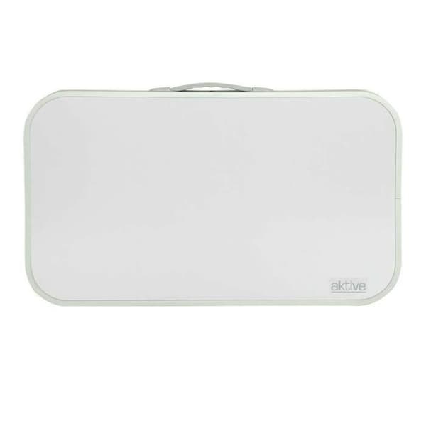 Aktive Camping barnfällbart campingbord - Vit - 35x3x56 cm