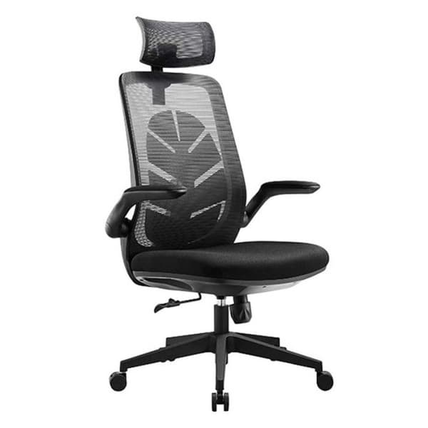 Kontorsstol - Subsonic - I-Care Leaf - Ergonomisk - Justerbart ryggstöd - Fällbara armstöd