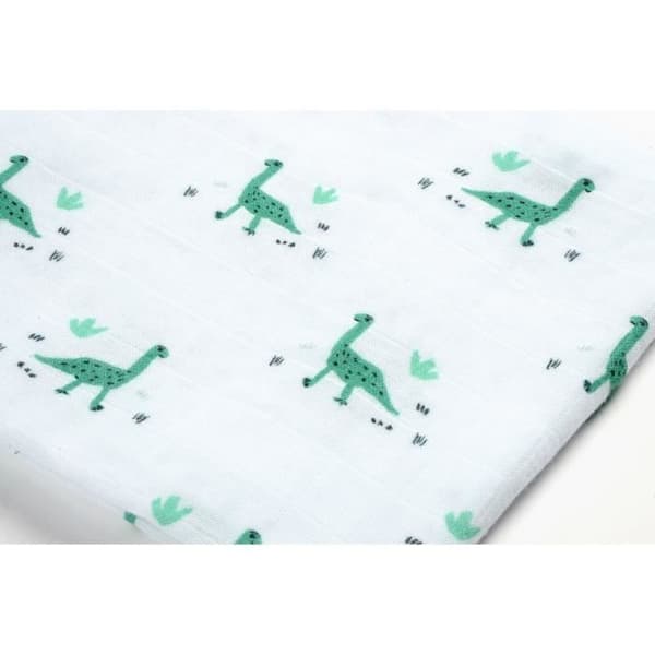 Set med 3 Jurassic Cotton Swaddles - Béaba