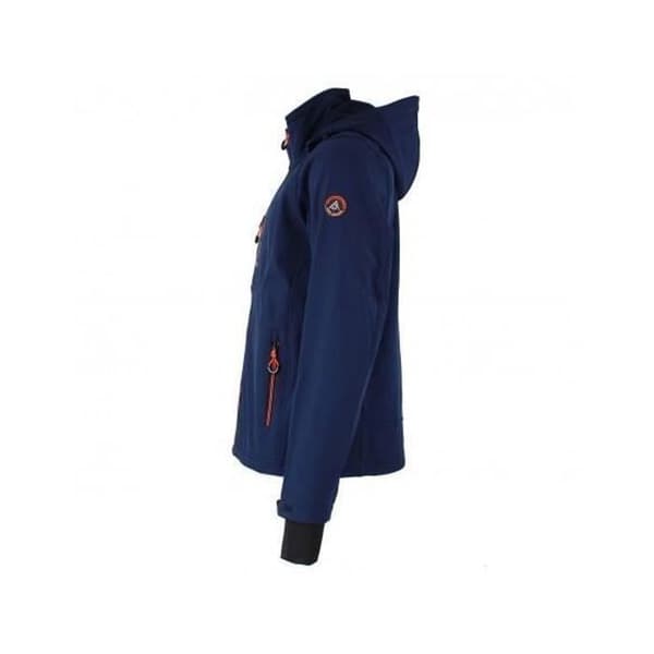 Blouson shoftshell Peak Mountain Caforain - mörkblå/orange - XL