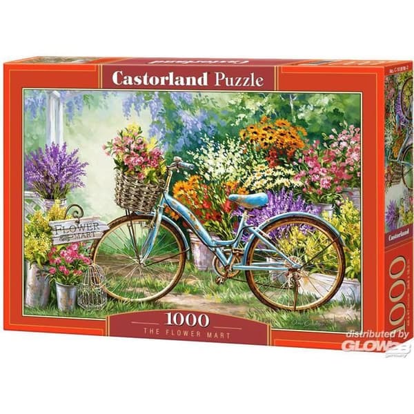 Pussel 1000 bitar: Blomsterbutiken