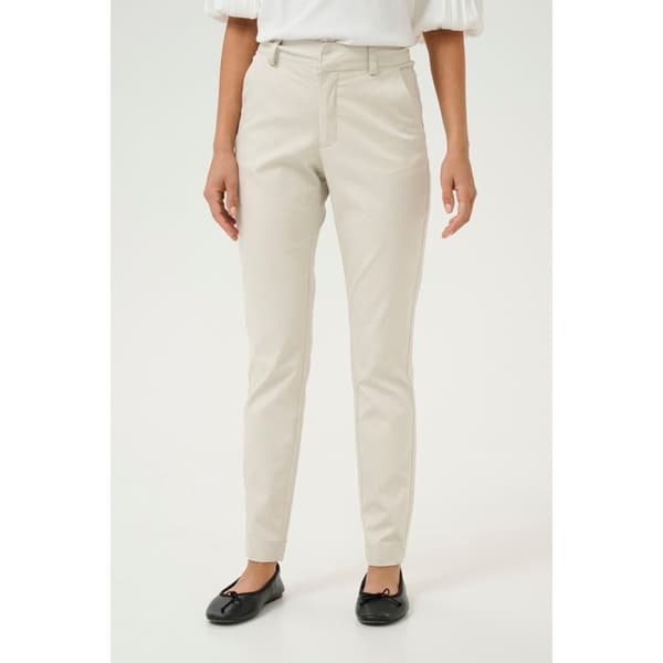 Kvinnor byxor KAFFE Lea Chino
