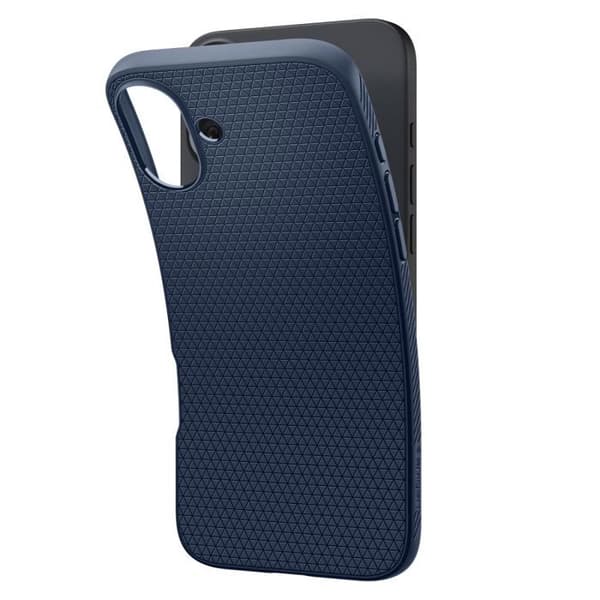 Spigen Liquid Air-fodral för iPhone 16 - Marinblå