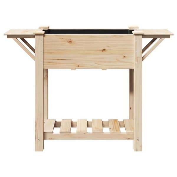 Blomlåda - Massivt furu - 111x37x76 cm - Rektangulär - Beige