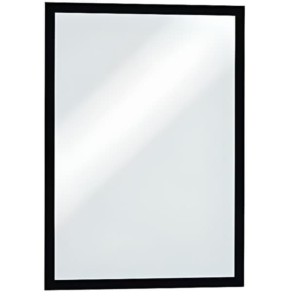 Magnetisk displayram - HÅLLBAR - DURAFRAME - A1 - Metallisk silver - Paket med 5