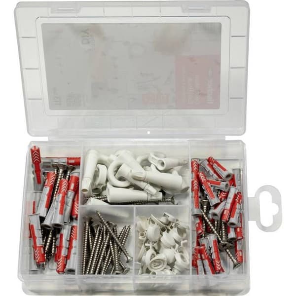 Fischer 577062 easyDIY EasyHook Assortimentslåda med pluggar 113 st
