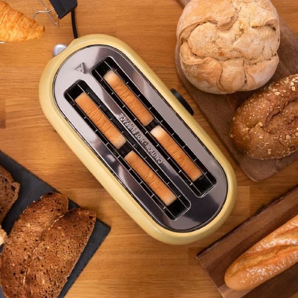 Cecotec Digital Vertikalbrödrost ClassicToast 15000 Yellow Extra Dubbel