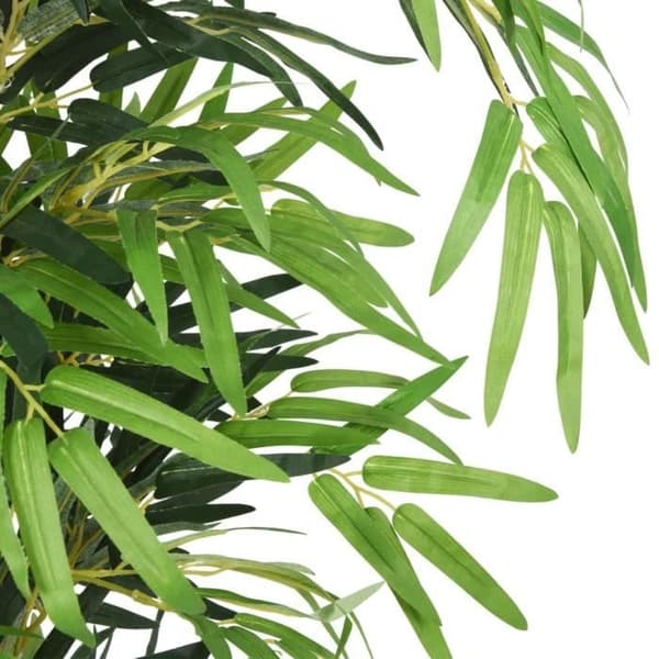 vidaXL konstgjord bambu 730 blad 120 cm Grön 358985