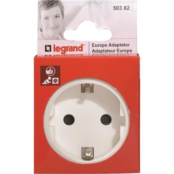 LEGRAND tysk adapter för fransk bas