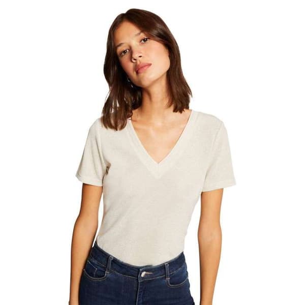 V-ringad t-shirt
