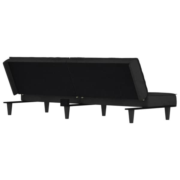 vidaXL Sängsoffa svart Sammet 351911