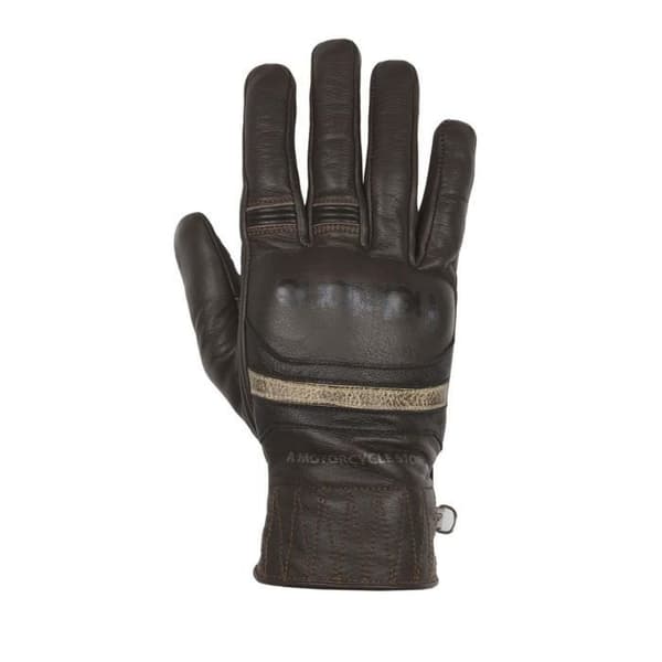 Helstons bora vinterläderhandskar - brun/beige - storlek 8