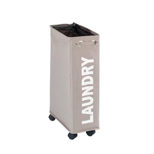 Tvättkorg - WENKO - Corno - 43 l - Polyester - 4 hjul