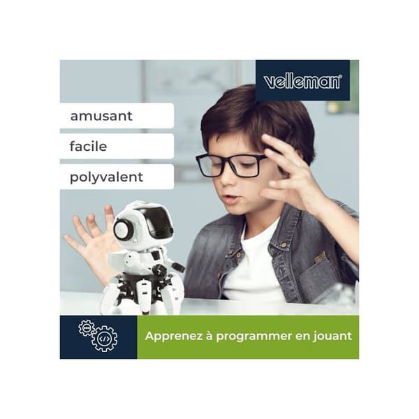 Robotsats - VELLEMAN - KSR20 - Vit - Blandat - Vuxen