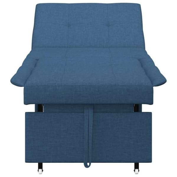 Blå Soffbed 194 x 67 x 37 cm tyg