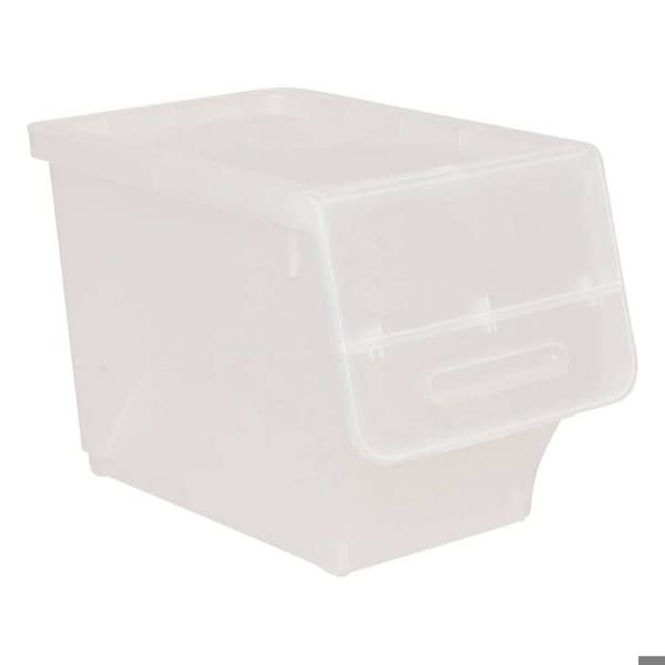 Transparent plastlåda med frontöppning 24L - 5 five simply smart