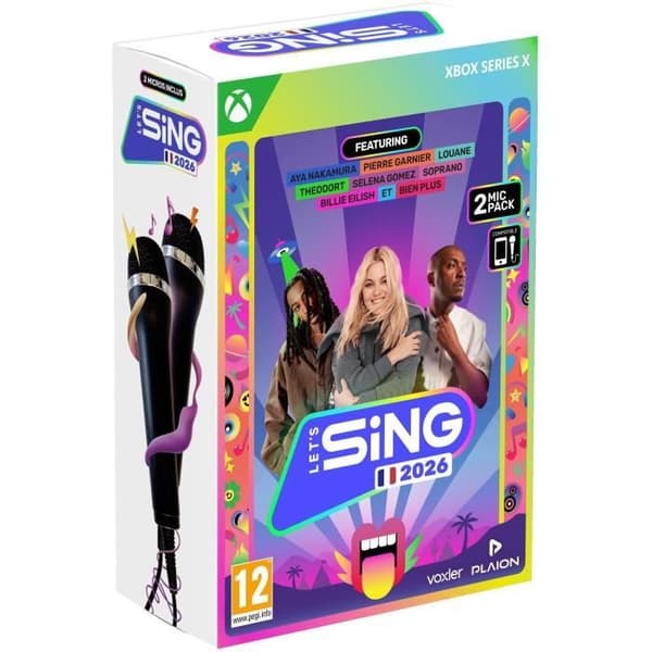 Låt oss sjunga 2026 + 2 Micros - Xbox Series X spel